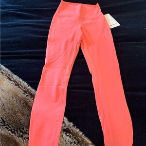 NWT Creamsicle Lululemon Align Leggings